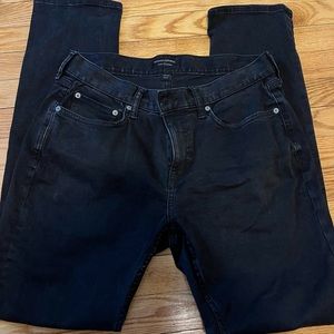 Banana Republic Techmotion slim fit black jeans 33x32